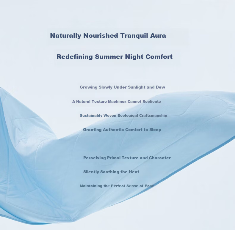 8H Class A Antibacterial Machine Washable Lyocell Austrian Linen Lenzing Tencel Summer Cooling Air Conditioning Quilt L12 Blue 3