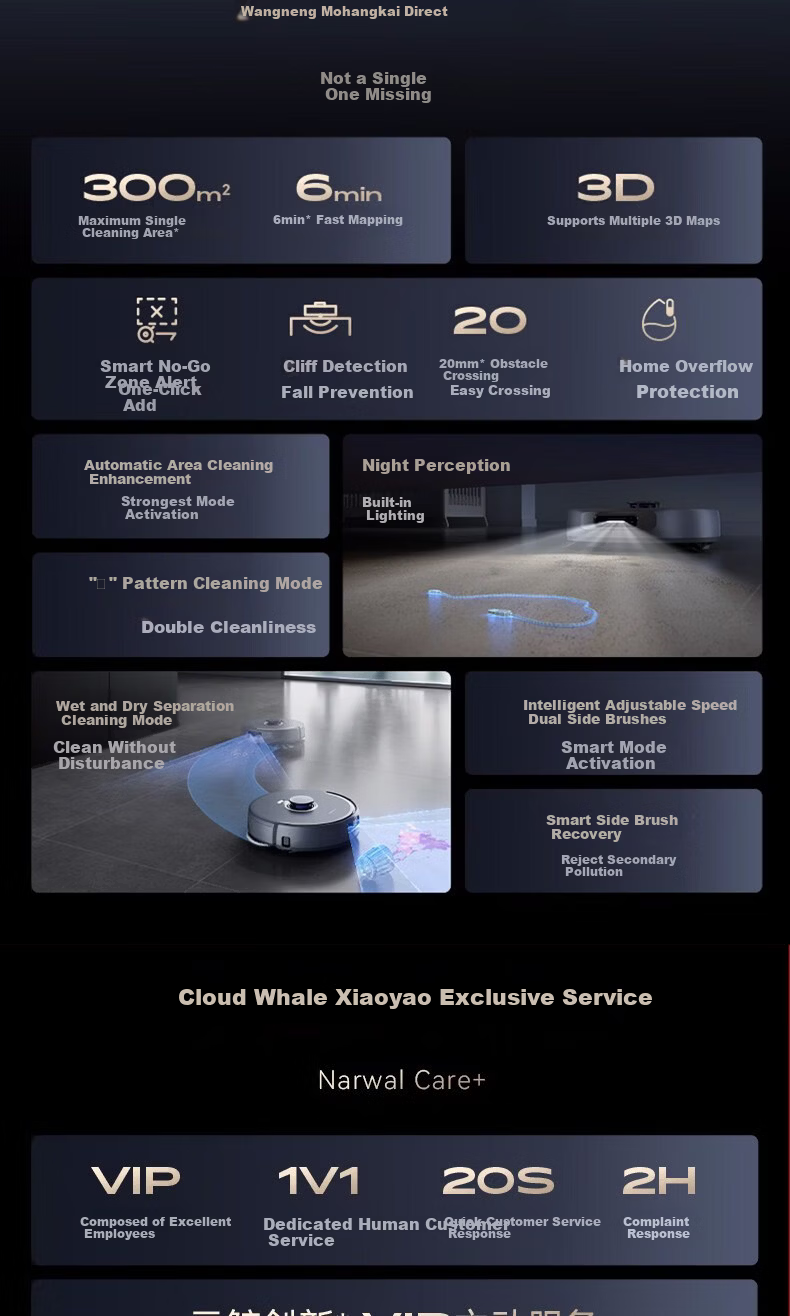 Cloud Whale Xiaoyao 002Max Disc Version AI Water Tank White 25kPa Hot Water Wash High Suction Sweeping and Mopping Robot Automatic Dust Collection Fully Automatic Robot Vacuum Cleaner 25