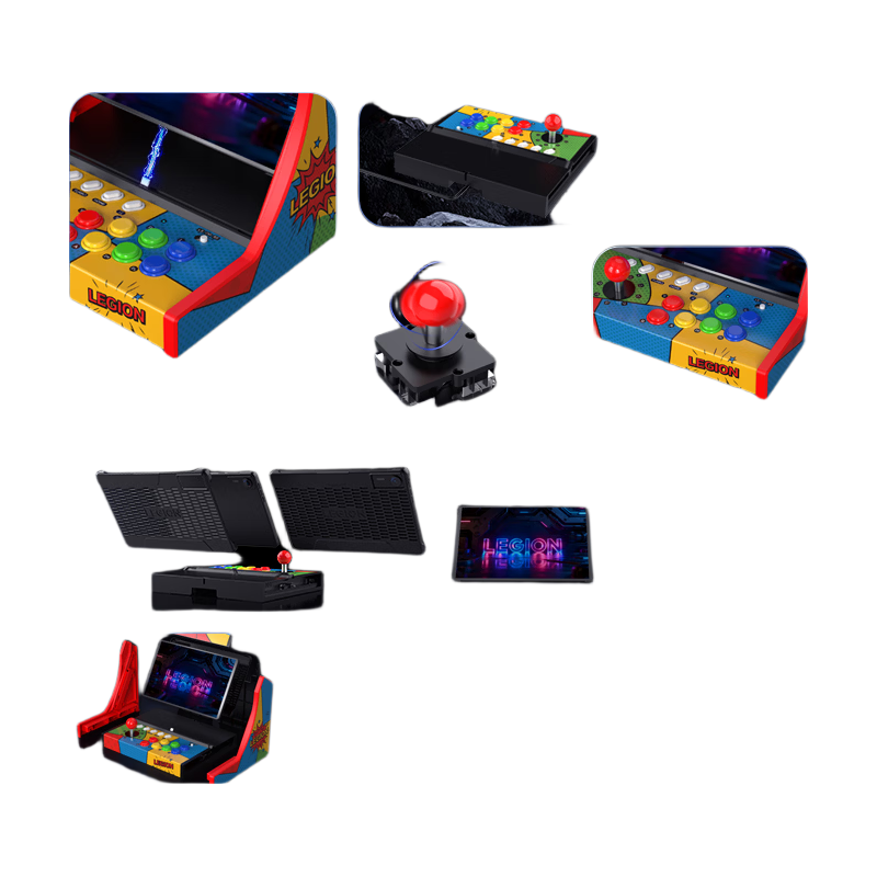 Lenovo Legion Y700 4th/5th Gen Tablet Custom Arcade Base Plug and Play Custom Turbo Function Charge and Play SNK Collaboration (The King of Fighters)