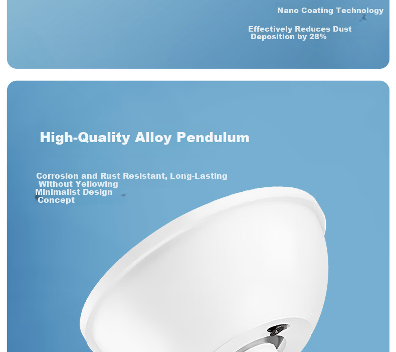 Dell Fan Light Puri Eye Protection LED Invisible Blades Dining Bedroom Remote Dimming Integrated Bladeless Ceiling Fan Light Zhongshan 14