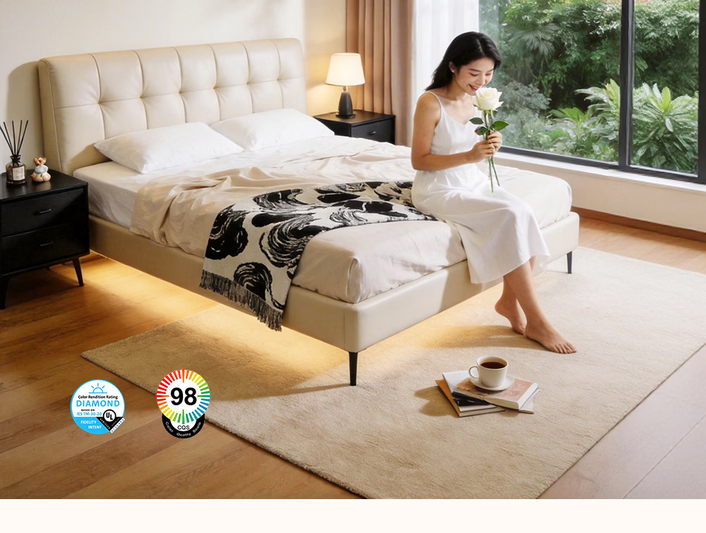 Kuka LED Ultra-thin Eye-protection Ceiling Light with Philips Chip, Smart Lighting for Living Room and Bedroom, 40cm Round [Installation Included] 4