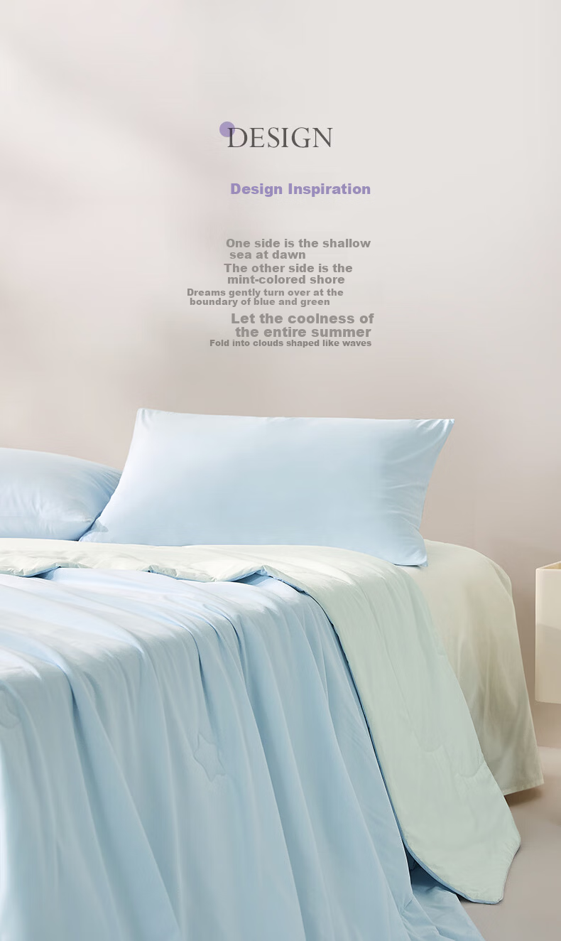 Luolaikids Class A Cooling Ice Silk Quilt Kindergarten Children's Quilt Air Conditioning Quilt Summer Quilt Baby 120*150cm 2