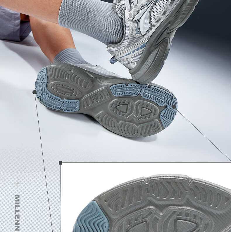 361° Guangwo Men's Autumn Outdoor Sports Casual Shoes, Breathable Commuter Thick-Soled Retro Dad Shoes, 672636773-3 20