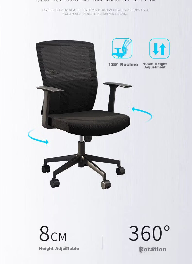 SGMW Computer Chair Home Office Chair Ergonomic Backrest Study Swivel Chair Executive Seat Gaming Esports Chair 5
