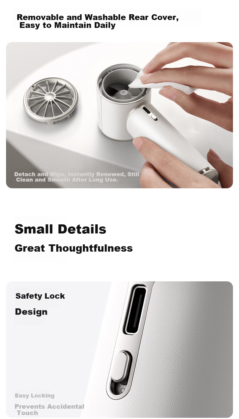 JISULIFE Pro1 Mini Handheld Portable High-Speed Bladeless Turbo Rechargeable Outdoor Fan White 19