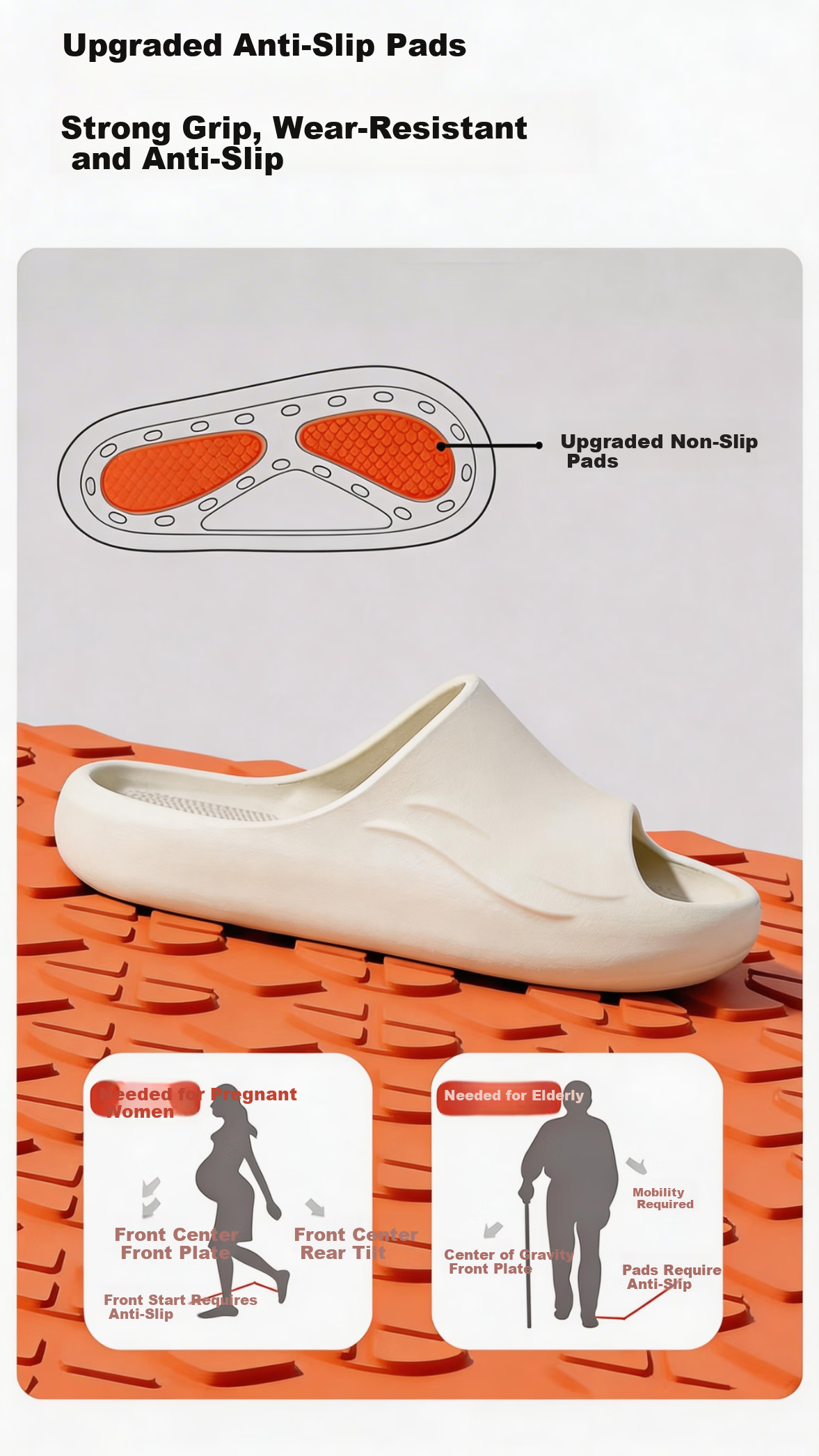 HIPANDA Bathroom Slippers Unisex EVA Non-Slip Hollow Quick-Dry Soft Sole Indoor Home Shower Breathable Swimming Sandals 4