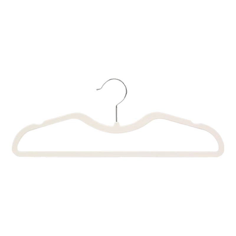 Anqin Short Neck Space-Saving Hanger Household Non-Marking Clothes Hanger Wardrobe Non-Slip Ultra-Thin Drying Rack Organizer Storage Special Use