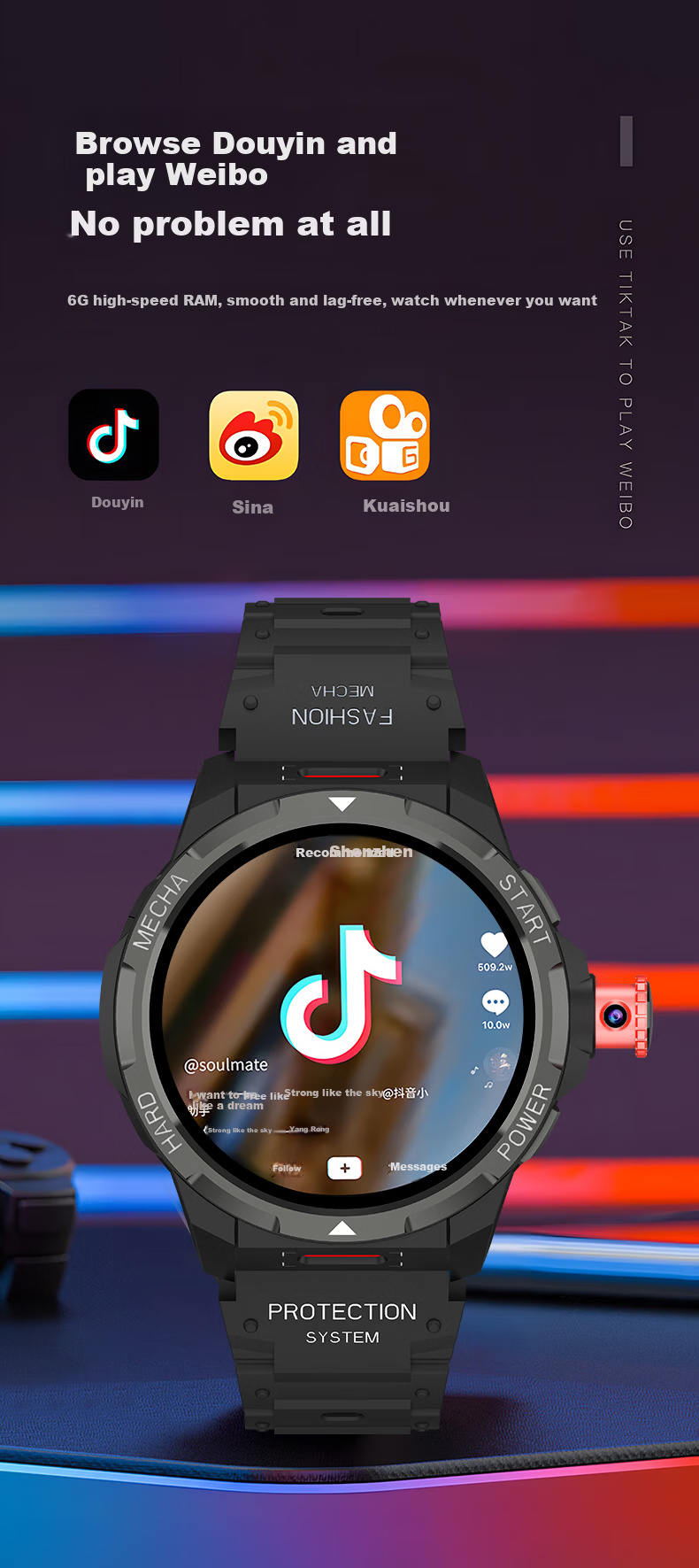HUWXMAXI Smart Phone Watch for Kids and Teens 12-18 Years Old with SIM Card, GPS Locator for Middle and High School Students 4