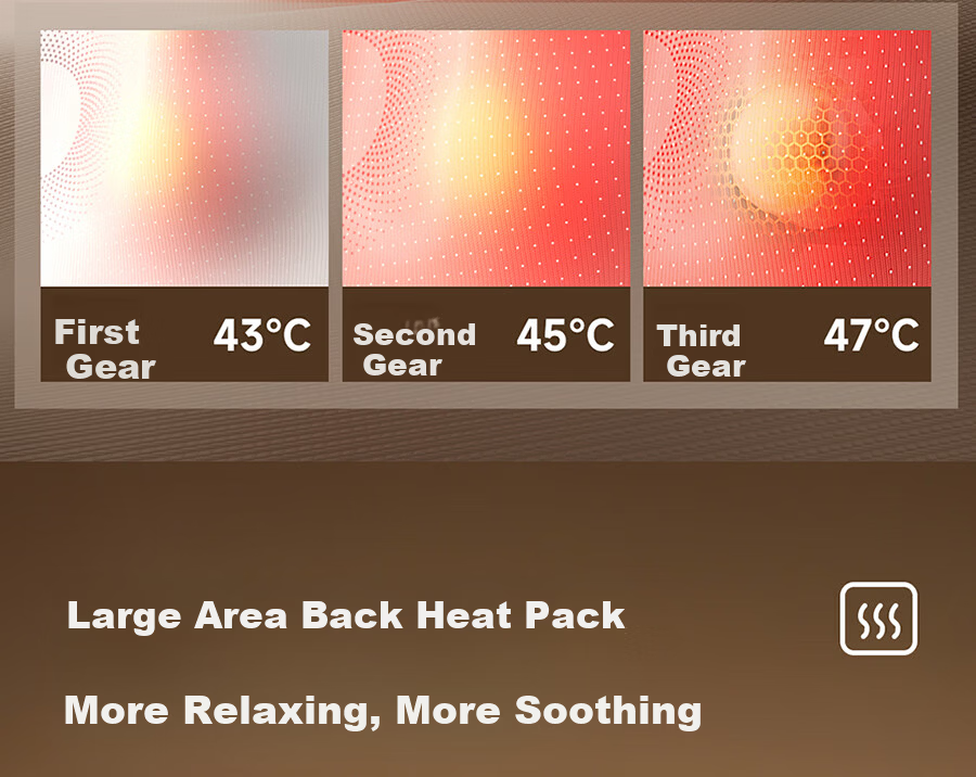 Dreame Smart Waist Massager Cushion Neck Shoulder Waist Back Leg Massager Heat Kneading Waist Protector W30 Practical Birthday Gift for Elders Parents and Friends 13