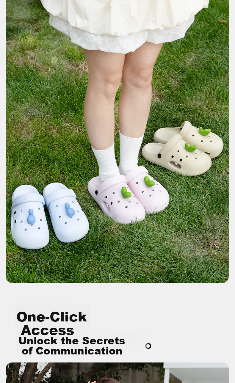 Puxi 2026 New Thick-Soled Hollow-Out Summer Casual Beach Open-Toe Sandals for Women Frost Blue Size 39-40 7