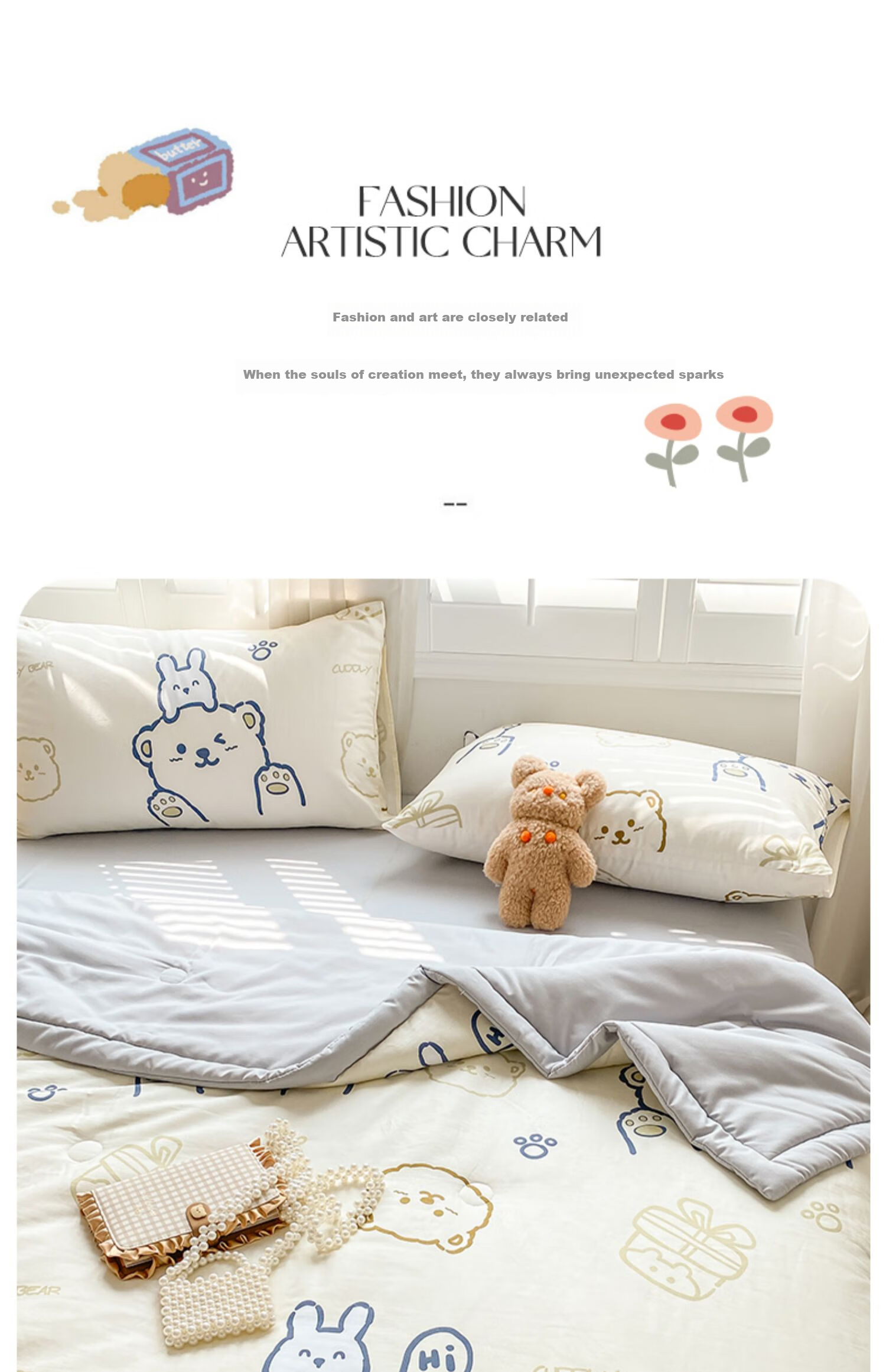 Nanjiren Cotton Summer Quilt A-Class Antibacterial Thin Blanket 1.5m x 2m Washable Single Air-Conditioning Quilt Summer Quilt Core 8