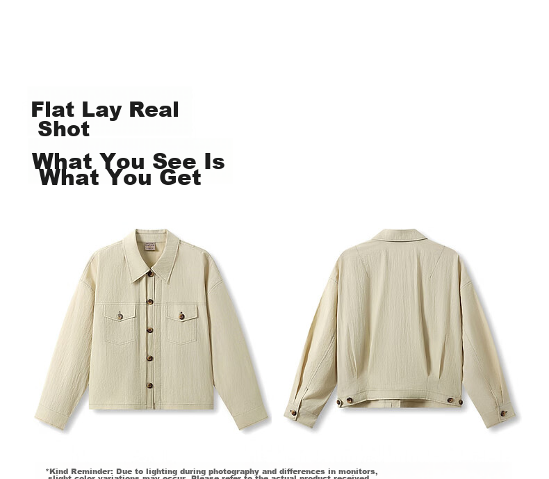 TonLion 2026 Spring New Women's Short Lapel Jacket Fashion Versatile Top 3