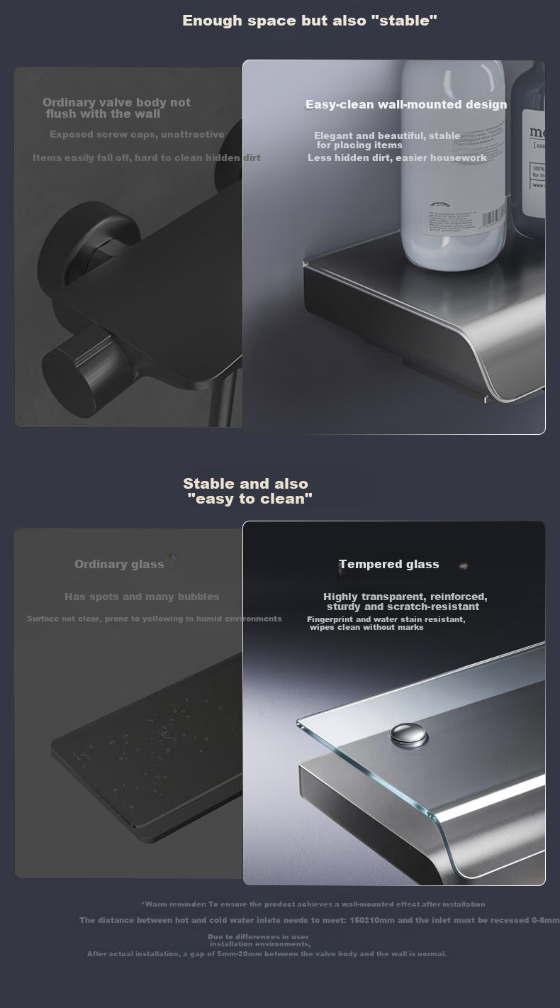 JOMOO Smart Thermostatic Digital Display Star Arc Rainfall Shower Head 26219-A74/HBS-1 19
