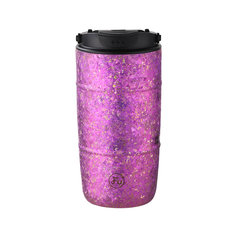 FU Pure Titanium Insulated Coffee Mug Large Capacity Portable Car Water Bottle