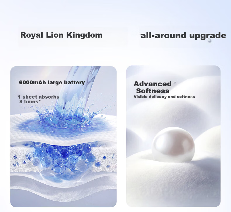 Babycare Royal Lion Kingdom Diapers Light Pack XL31 (12-17kg) Baby Skin-Friendly Diapers 1