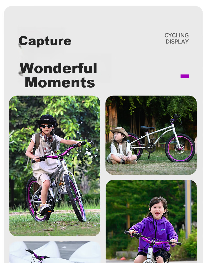 FOREVER Aluminum Alloy Children's Bicycle 6-12 Years Boys and Girls Student Bike Ultra-Light Gear Mountain Bike 20 Inch 28