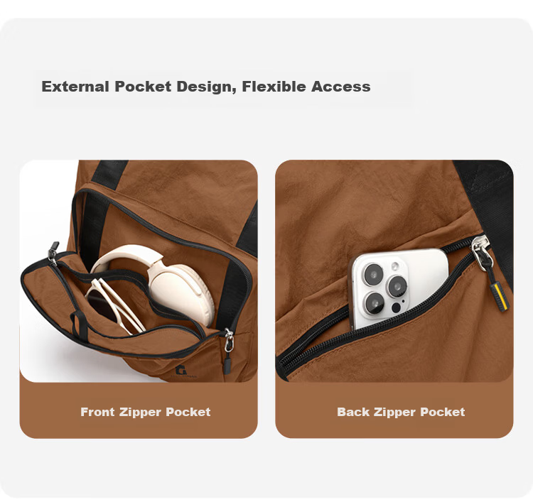 GOLF Lightweight Foldable Travel Bag Large Capacity Luggage Duffle Bag Unisex Outdoor Fitness Sports Bag Business Trip Travel Handbag 14