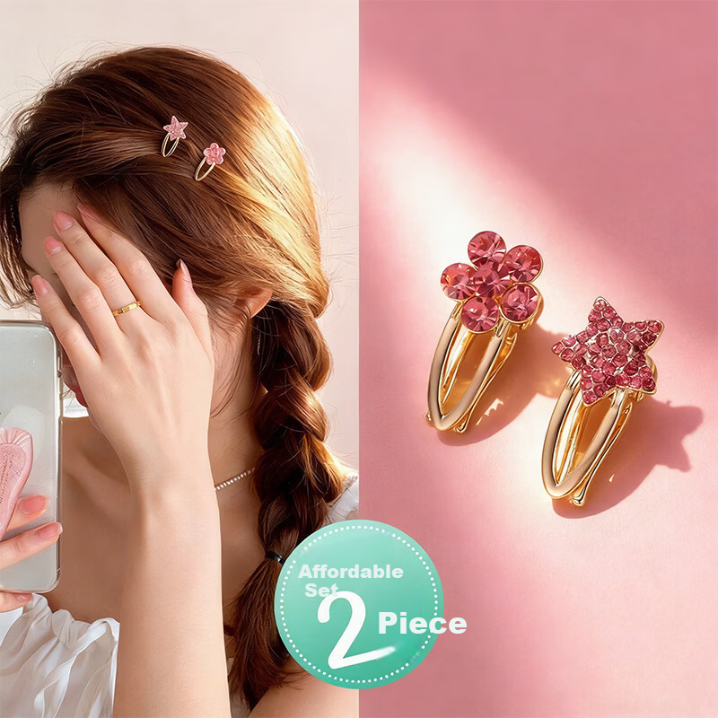 Beauty Note Hair Clip Girl Hair Accessory Front Bangs Side Hairpin Flower Cute Headwear