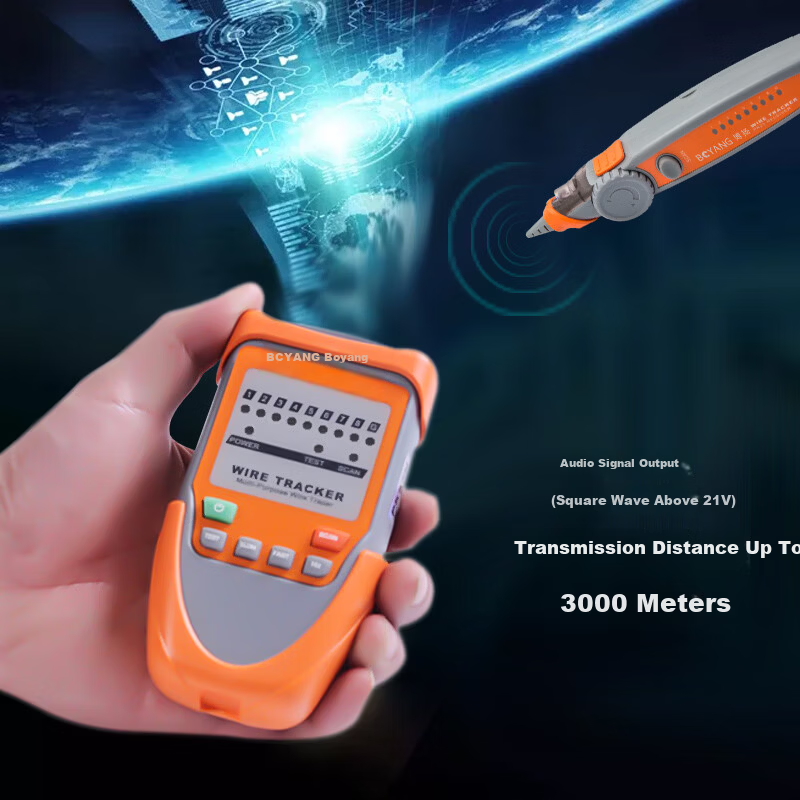 BOYANG Network Phone Line Tracker with POE Support Cable Tester BY-1668 7