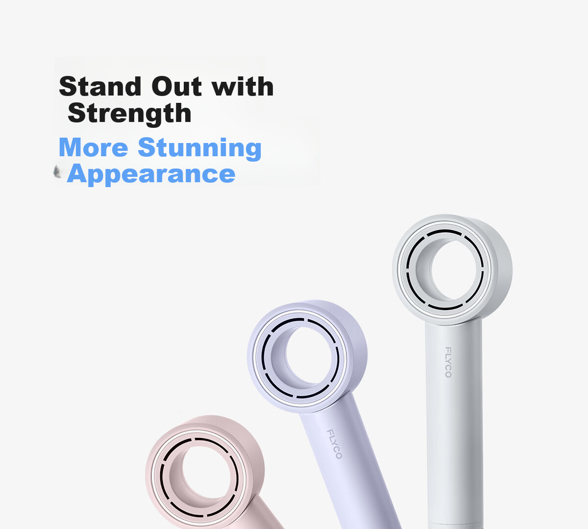 Feike High-Speed Hair Dryer Hollow Air Duct Home Use High Power Quick Dry Low Noise Negative Ion Hair Care Blow Dryer Holiday Gift for Girlfriend H5 Star Ring White Price Guarantee 618 23