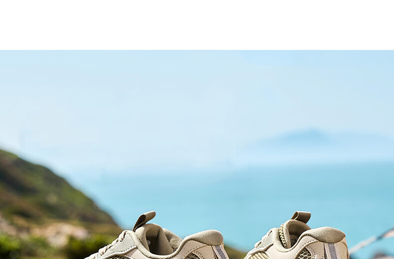 361° Wuren Outdoor Sports Shoes for Men, Commuter Thick-Soled Wear-Resistant Shock-Absorbing Wide-Fit Casual Running Shoes 672636771-1 37