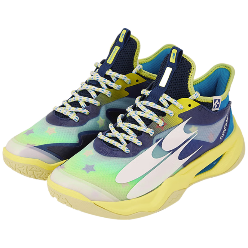 KUMPOO KH-G826.CCC Blue Breathable Durable Non-Slip Badminton Shoes Collaboration Edition Size 43