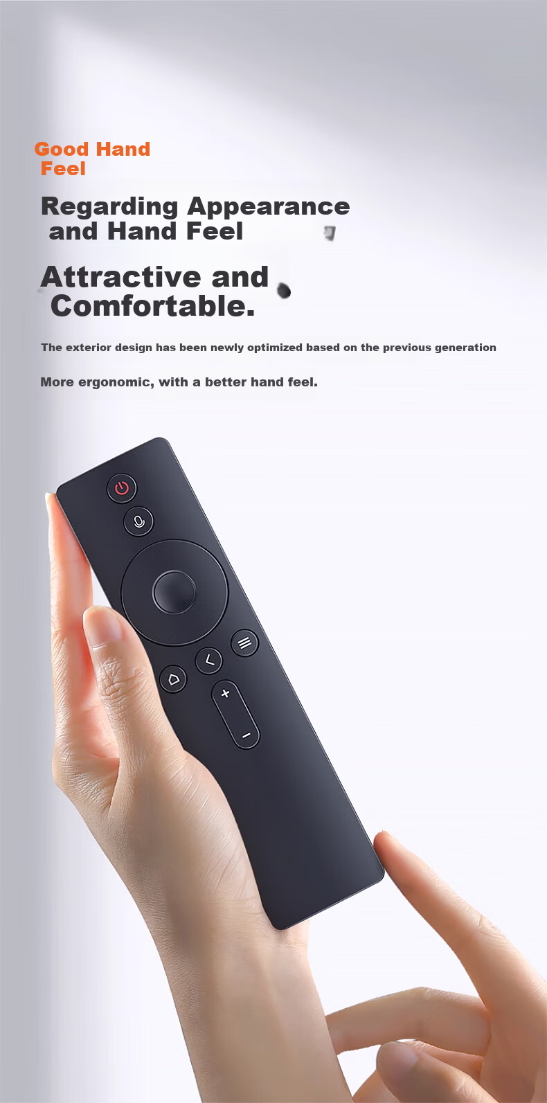 Jinling Shengbao Compatible Xiaomi TV Remote Control Xiaomi Box Remote 4A/4C/4X/4S Enhanced Version 1/2/1S/2S/3S Universal Bluetooth Voice Remote Control for TV Set-Top Box 6