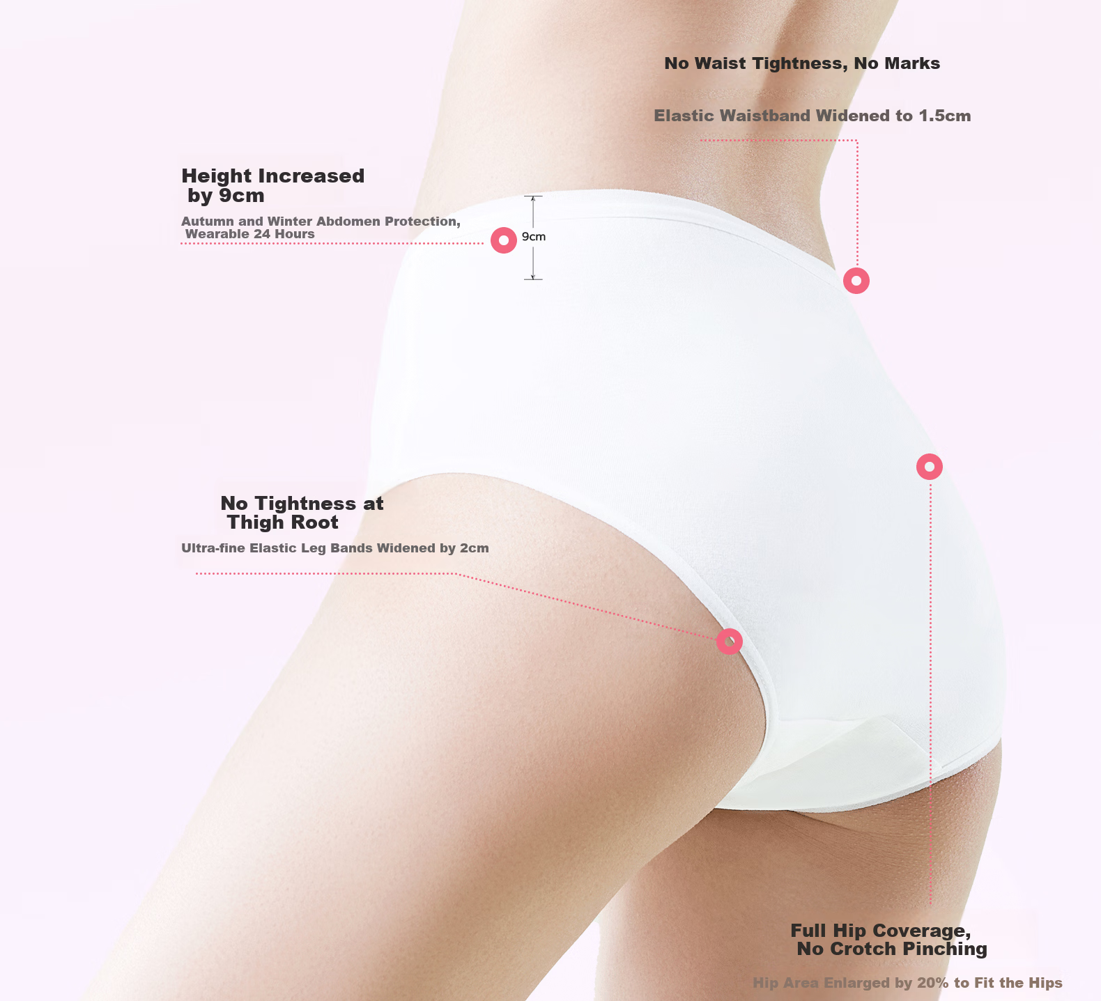REALLOVE·F Disposable High-Waist Cotton Sterile Maternity Postpartum C-Section Women's Underwear, Individually Packaged, Plus Size, Daily Use 21