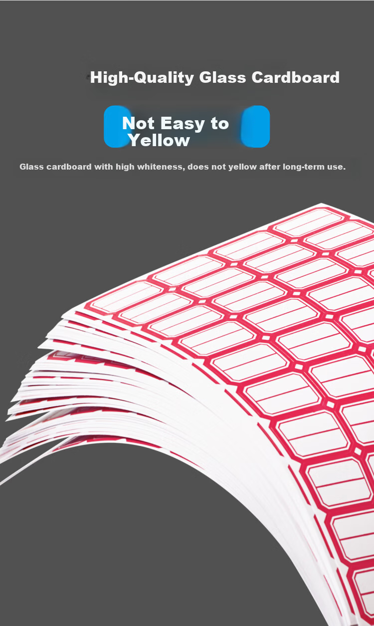 DSB (Disbi) 540pcs 66*38mm Label Paper Stickers Adhesive Notes Easy Tear Sticky Notes Office Memo Marking Stickers 4724R Red 8