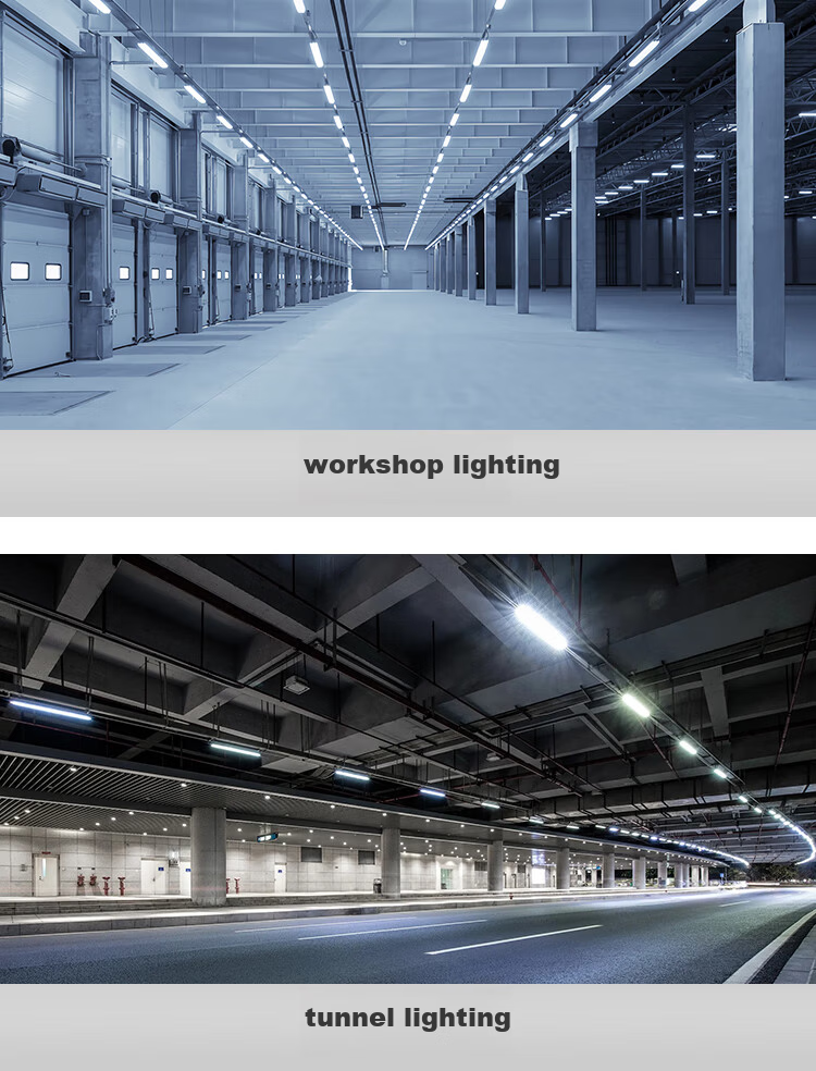 Biuyum Explosion-Proof LED Tube Light, Daylight, Factory Workshop Lighting, White Light, 1.2m Single Tube, 40W 9