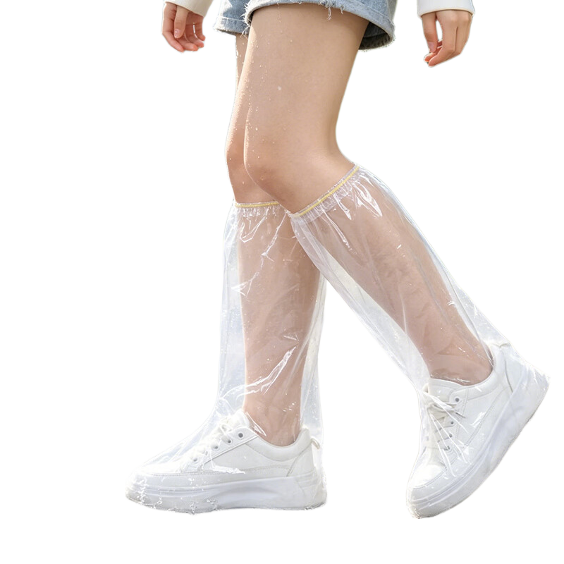 Nolansen Disposable Waterproof Shoe Covers Thickened Long Rain Boots 30-Pack Adult Unisex