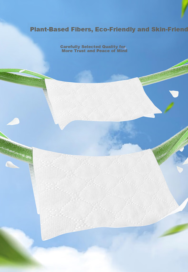 Old Cotton Farmer Wood Pulp Disposable Single-Use Cleaning Cloths 20 Sheets * 6 Rolls Thickened Large Food-Grade Household Kitchen Utensil Cleaning 2