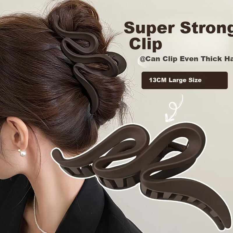 Dongyi Premium Hair Clip Large Shark Jaw Clip for Women Thick Hair Hairpin Hair Accessories Back of Head Hair Claw Valentine's Day Gift