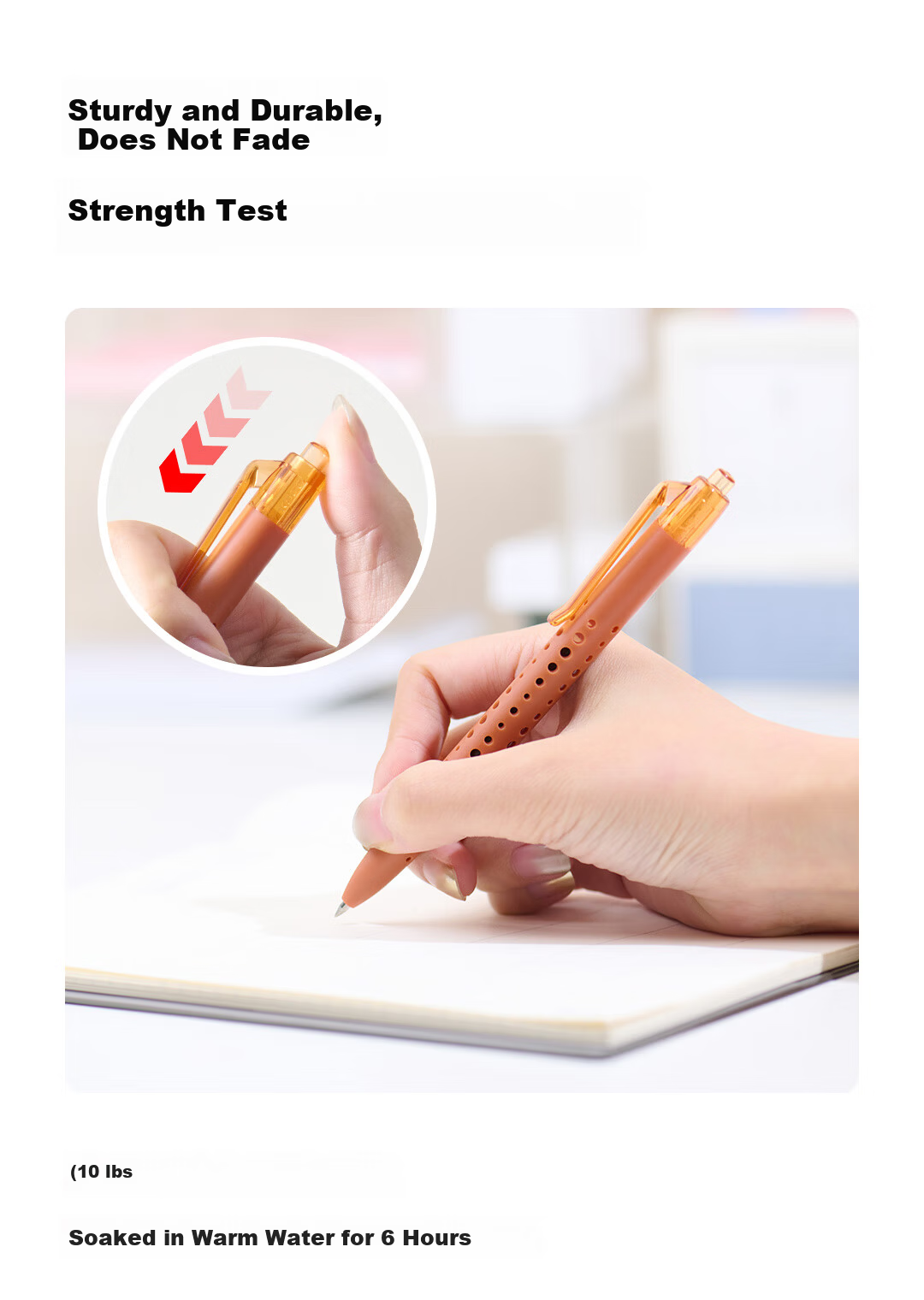 KACO TECFLOW Click Retractable 0.5mm Pearl Gray Gel Pen 3-Pack Colorful Journal Note-Taking High-Value 10