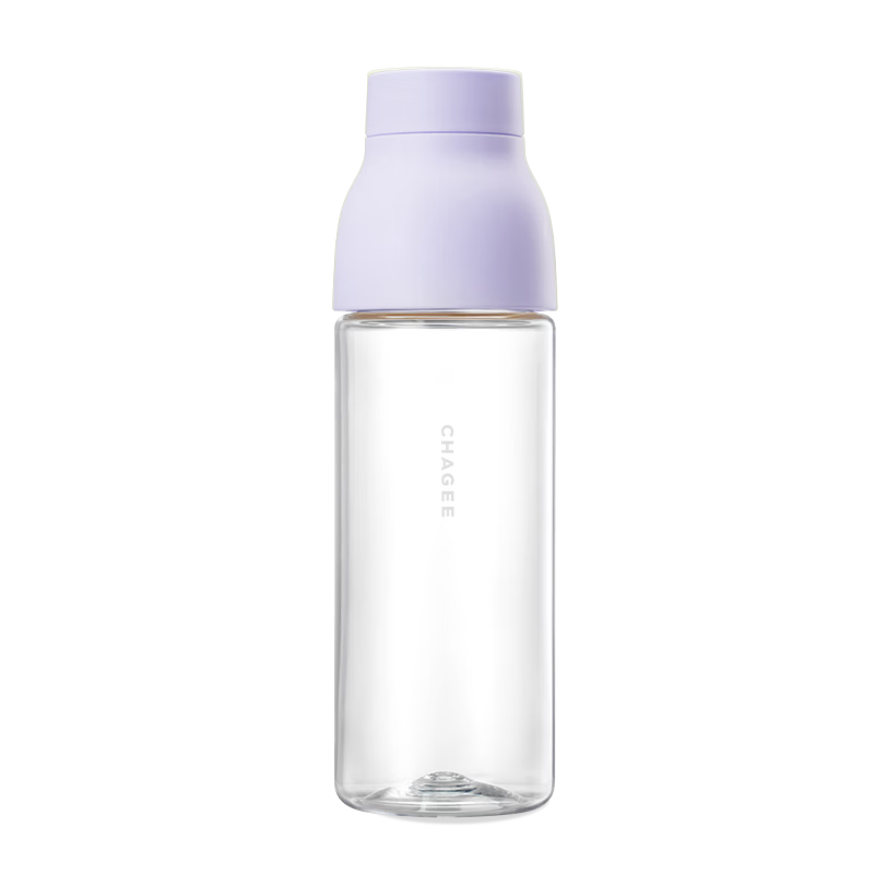 CHAGEE Large Capacity Tritan Water Bottle Cold Brew Bottle Shaker Tea Pot Coffee Sports Cup Birthday Gift Light Mist Purple