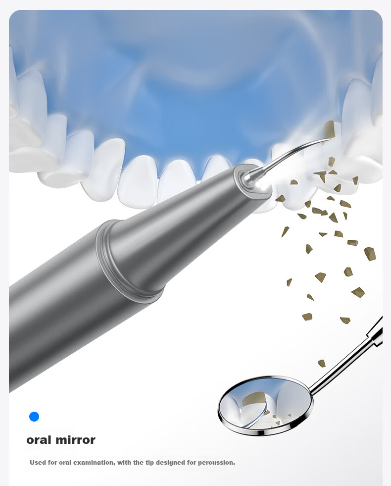 Moon Crescent Ultrasonic Teeth Cleaner M1 Pro Visual Tooth Tartar Remover Dental Cleaner Yellow Stain Remover Gift for Husband Boyfriend 14