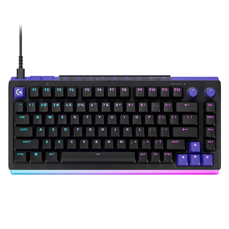 G G512 X 75 Mechanical Gaming Keyboard 75-Key Magnetic Switch Hybrid RGB FPS Valorant Delta Operation (Black Linear Switch)