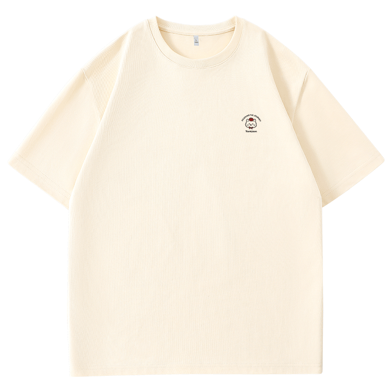 TonLion Cotton Short Sleeve T-Shirt Women New Loose Slim Fit Petite Casual Letter Print Trendy Half Sleeve Top