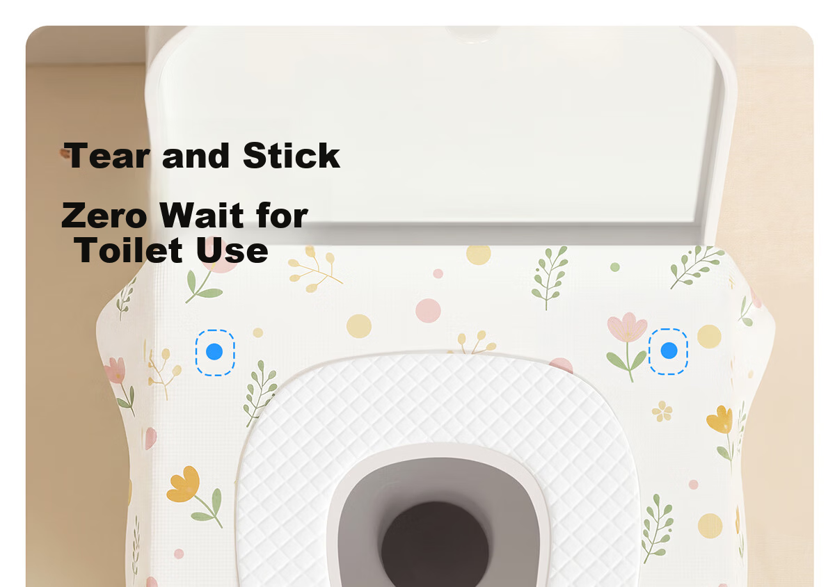 Buddygo Disposable Toilet Seat Covers Individually Packaged Travel Thickened Portable Waterproof Maternity Hotel Toilet Seat Pads 14