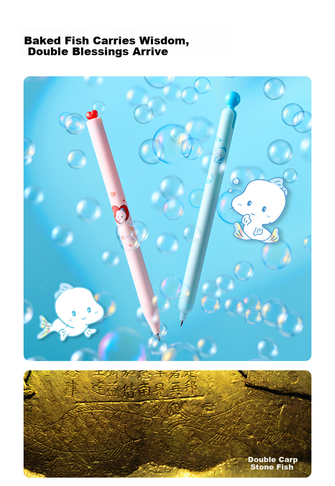 KACO FIRST Beginner Neutral Pen x White Crane Beam Underwater Museum Collaboration Fuyu Baby 0.5mm Black Water Pen Student Exam Practice Quick-Dry Signature Carbon Pen 1 Piece 3