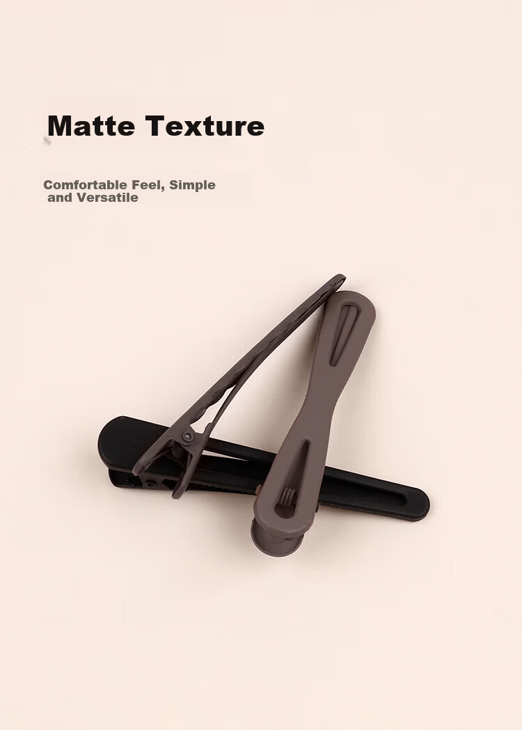 MEIFUYU Hair Clips Set - 6 Pieces Flat Clips, BB Clips, Side Clips, Back Head Hair Clips, Bang Clips, Duckbill Clips WH7218 7