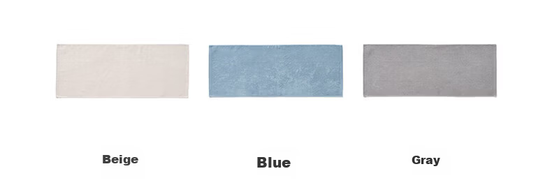 MUJI Cotton Single-Sided Fleece 4-Pack Face Towels Beige 34cm x 85cm 6