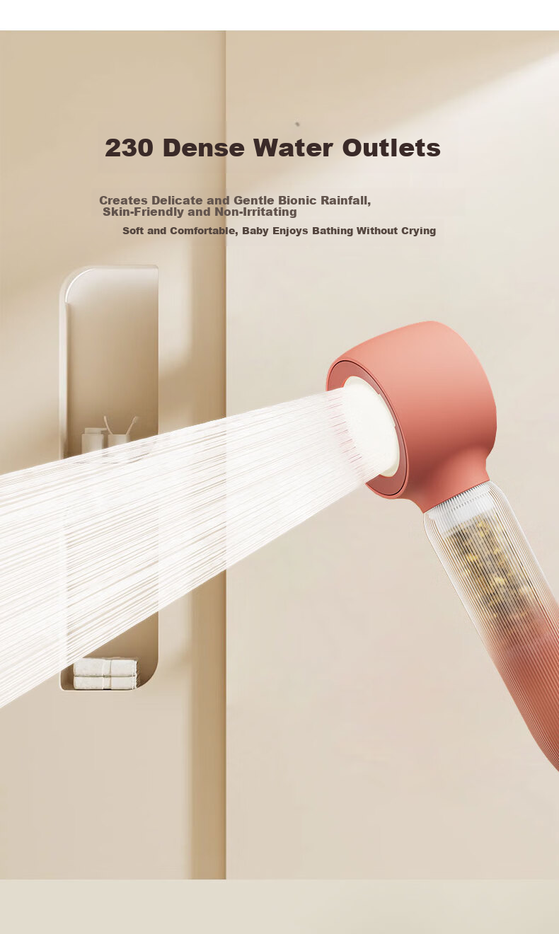 ARROW HS Filter Handheld Shower Head Filter Booster Home Bathroom Travel Portable Handheld Shower 5890 9