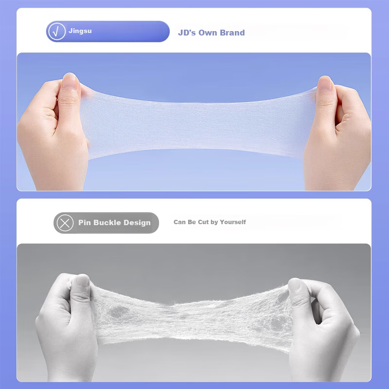 NHGAD Stretchable Facial Cotton Pads for Mask Application Hydrating Cotton Sheets