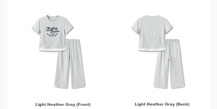 Balabala Girls' Short Sleeve T-Shirt and Pants Set Kids Two-Piece Quick-Dry Summer Outfit 2026 New Trendy Large Kids Clothing 14
