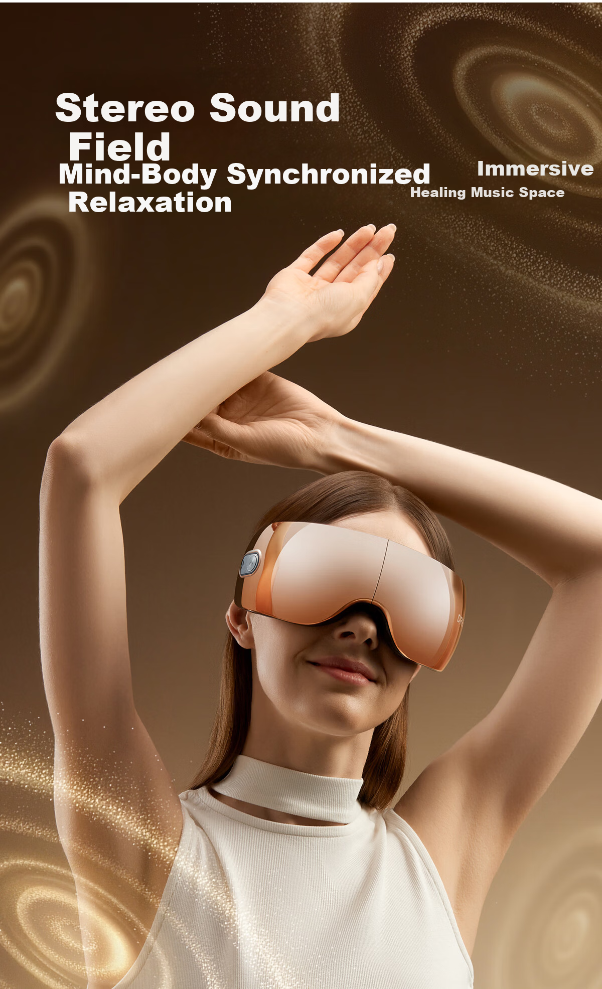 Dreame Smart Eye Massager Titanium Nitride Hot and Cold Compress Eye Care Device Liquid Silicone Vibration Steam Eye Mask E50Pro Practical Birthday Gift for Boyfriend and Girlfriend Children's Day Pre 11