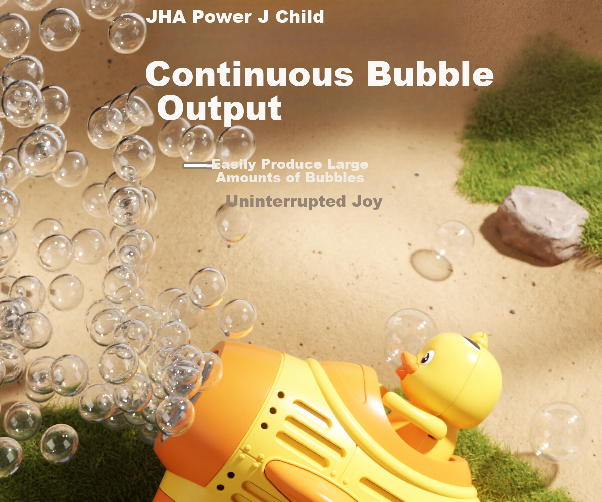 Zhibei Children's Multi-Hole Electric Bubble Machine Toy Leak-Proof Outdoor Bubble Blower for Boys Ages 3-6 Birthday Gift 6
