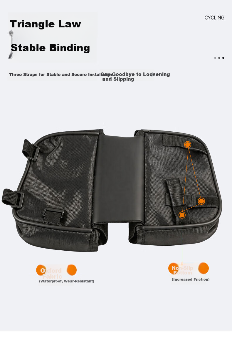 Huangchi Bicycle Frame Bag Front Tube Bag Mountain Road Bike Waterproof Phone Storage Cycling Gear Accessories 11