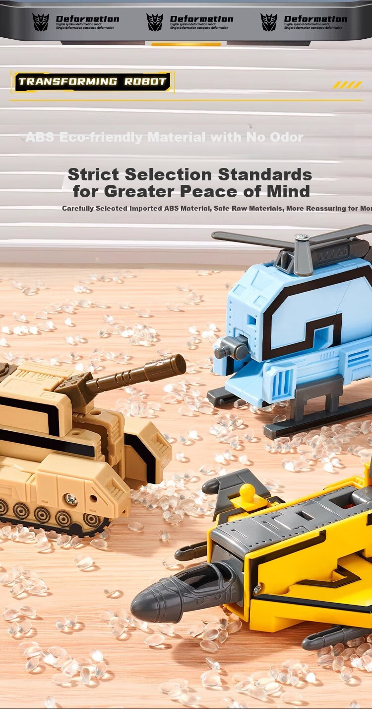 Floating Digital Transforming Robot Educational Toy 10-Piece Number Transforming Toys Children's Day Gift 12