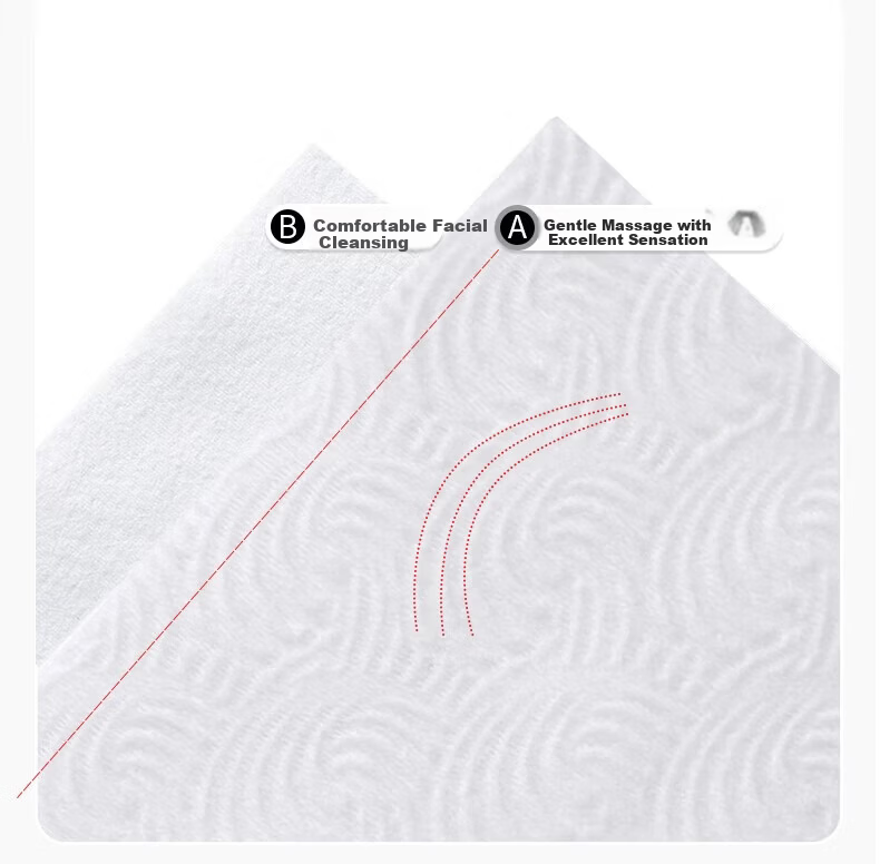 DAMAH DARK MAGIC Facial Cleansing Cotton Soft Towels Extra Large Thick Dual-Use Wet and Dry 80 Sheets*5 Packs (95g/m²) 20*20cm 7